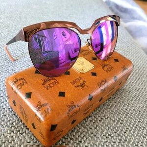 MCM Purple Mirror Sunglasses NEW